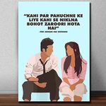 Good Hope Bollywood Movie Ye Jawani Hai Deewani rRanbir Kapoor Poster (12 x 18 Inch) For Room Office Home wall Decoration Bedroom Hotel Living Gift Painting sticker wallpaper Boys Hostel. Matte paper 300gsm