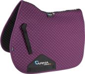 Shires ARMA Cotton Saddlecloth - Plum 17-18"