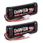 GOLDBAT 7.2V NiMH Battery 3600mAh 7.2V RC NiMH Battery with Tami ya Plug for RC Car RC Boat RC Truck Tami ya Associated Remote Control Models 2packs