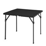 Amazon Basics AMZ-34FTHT-BK 34 inch Folding, Card Table, with Carrying Handle, Black