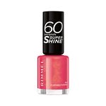 Rimmel 60 Seconds Super-Shine Nail Polish, Flamingo Fushia