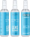 Ultra Clarity Eyeglass Cleaning 6 oz Spray Bottle, 3 Pack