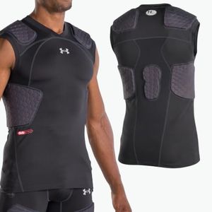 Under Armour Gameday Pro 5-Pad Top, Compression Shirt Men Football