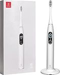 Oclean X Pro Elite, Smart Mute Sonic Electric Toothbrush, 4 Modes with Whitening, Quick Charge for 35 Days, IPX7 – Grey