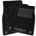 Car Mats to fit ORA FUNKY CAT 1st EDITION [E] 2023+ Black Carpet & Black Ribbed Trim & Black Rectangle Heel Pad [SAPP-2718]