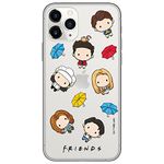 ERT GROUP mobile phone case for Iphone 11 original and officially Licensed Friends pattern 013 optimally adapted to the shape of the mobile phone, partially transparent