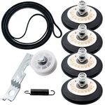 4561EL3002A Upgraded Dryer Repair Kit Compatible with LG Kenmore Dryers Includes 4400EL2001A Dryer Belt 4581EL2002C Dryer Drum Roller 4561EL3002A Idler Pulley & Spring Replace 4400EL2001F