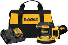 DEWALT 20V MAX Sander, Cordless, 5-Inch, 2.Ah, 8,000-12,000 OPM, Variable Speed Dial, Storage Bag, Battery and Charger Included (DCW210D1)