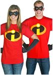 Disney Unisex Adults The Incredibles T-Shirt, Red, 3X US