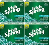 Irish Spring Deodorant Bath Bar Soap, Deep Action Scrub, with Scrubbing Beads, 3.75 Ounce Each, 3 Bar Pack (Pack of 4) 12 Bars Total