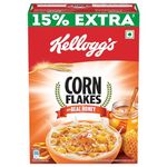 Kellogg's Cornflakes Real Honey 300g/345g | High in Iron, Vitamin B1, B2, B3, B6 & C | Naturally Cholesterol Free | Corn Flakes, Breakfast Cereal