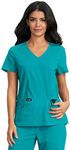 KOI Basics 4-Pocket Classic V-Neck Becca Scrub Top for Women