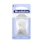 Beadalon Crimp Beads Size 2, 1-1/2 Grams-Pack, Silver Plated