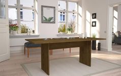 Manhattan Comfort Nomad Mid Century Modern Rustic Dining Table, 67.91", Nature