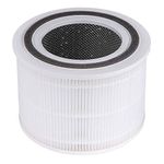 Levoit Core 200S Air Purifier Replacement Filter,3-in-1 Pre-Filter, True HEPA Filter, High-Efficiency Activated Carbon Filter Core 200S-RF, White, Small