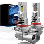 Fonowka 9006 HB4 LED Headlight Bulbs 22000LM 600% Brithter 6000K Cool White Canbus Ready Mini Size Design Halogen Replacement Lamp