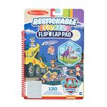 Melissa and Doug Paw Patrol Restickable Stickers Flip-Flap Pad - Ultimate Rescue (130 Reusable Stickers)