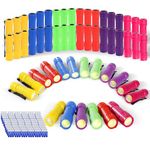 KunHe 60 Pack Plastic Small Mini Cheap Flashlights Bulk Flashlights Pack Gift for Kids with Batteries LED Flash Lights for Party Favors Camping Accessories Supplies