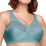 Glamorise Full Figure Plus Size MagicLift Original Support Bra Wirefree #1000