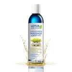 Lotus Aroma Premium Grade Peppermint & Eucalyptus Massage Oil - 100% Plant-Based, Natural Aromatherapy Oil, Stain-Free Huile Massage, Massage Oils For Massage Therapy (120ml)