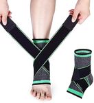 Ankle Support Brace, Adjustable Compression Ankle Support, for Men Women Achilles Tendon Support and Plantar Fasciitis, Stabilize Ligaments, Eases Pain Swelling and Sprained Ankle Pain (Large)