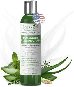 Botanical Green Care “ROSEMARY & LEMONGRASS” Thickening & Volumizing CONDITIONER, Hair loss Conditioner, Thickening Conditioner for Thinning Hair, Hair Growth Conditioner, Hair Strengthening, Paraben Free, Color Safe