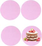 4pcs Silicone Baking Mats, Round Silicon Baking Slip Mats Pastry Mat Cake Mat for Cake Turntable Stand Non-stick Heat Resistant