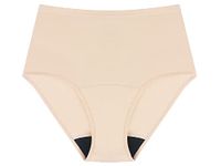 AIRCUTE Washable Urinary Incontinence Cotton Underwear for Women Leak Proof Protective Panties 60ML 1 Pack (Beige, Medium)