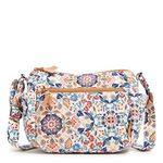 Vera Bradley Women's Go Crossbody Purse, Enchanted Mandala-Recycled Cotton, One Size