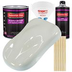 ARCTIC WHITE Acrylic Urethane Single Stage Car Auto Paint Complete Gallon Kit - Restoration Shop