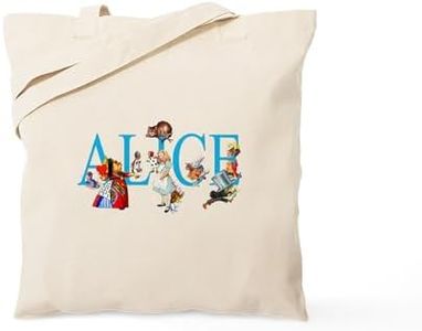 CafePress Alice & Friends in Wonderland Tote Bag Natural Canvas Tote Bag, Reusable Shopping Bag