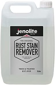 JENOLITE Rust Stain Remover | FAST ACTING | Multi-Surface Rust Stain Remover | Interior & Exterior Use | Driveways, Patios, Tiles Walls, Bathrooms | Wipe On and Wipe Clean | 5000ml