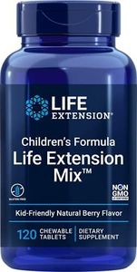 Life Extension Children's Formula Mix 120 Chewable Tablets (Natural Berry Flavor)