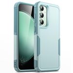 JETech Case for Samsung Galaxy S23 FE 6.4-Inch, Heavy Duty Dual-Layer Protection, Rugged Tough Shockproof Phone Cover with Matte Design (Mint Green)