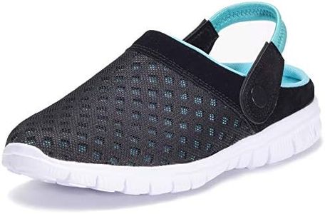 Sandali da Spiaggia Antiscivolo Pantofole Estate Traspirante Ciabatte Outdoor Zoccoli e Sabot per Uomo Donna,Nero Blue,EU 40