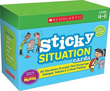 Scholastic News Sticky Situation Cards: Grades 4-6: 180 Discussion Prompts That Encourage Dialogue, Debate & Critical Thinking