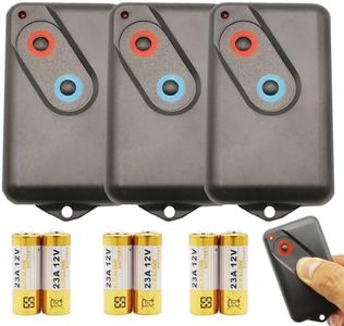 Garage Door Remote 303MHz for BOSS BHT4 2211-L 2211-L (TX), 3 Pack Door Opener Remote Control Replacement Transmitter with 6PCS Alkaline Compatible with BOL4 BOL6 BOL9 OL4 OL6 OL9 BRD1 BRD3 BRD9