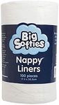 Big Softies Bamboo Nappy Liners, Wh