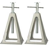 Camco Olympian Aluminum Stack Jacks, Stabilize And Level Your RV Or Camper - 2 pack