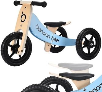 banana bike Balance Bike Wooden - Toddler Balance Bike for 1+ Year Old Kids - Eco-Friendly Kids' Balance Bikes - First Bike Gift for Birthday, New Year - Wooden Toy for Kids