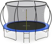 GALACTICA Trampoline 12FT with Safety Net & Ladder, Enclosure, Toddler Trampoline for 3+, Kids, Outdoor, Waterproof, Easy Assembly