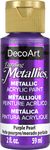 DecoArt Americana Acrylic Metallic Paint, Purple Pearl