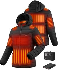 Heated Jackets for Women/Men with Battery, Lightweight Electric Heated Coat