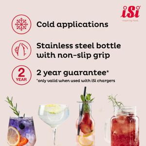 iSi Classic Soda Siphon – Stainless Steel Sparkling Water Maker