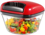 Geedel Manual Pull Chopper, Easy to Use and Clean food chopper, 500ml