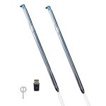 2 Pack Light Blue Stylus Pen for LG Stylo 6 Replacement Q730 6.8" Q730AM Q730TM Q730MM Q730NM with Card Eject Pin + Type-C Adapter