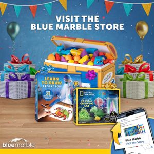 National Geographic Magnetic Marble Run Set – STEM Building Toy