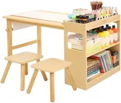 Bateso Kids Art Table and 2 Chairs 