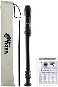 Tiger REC2-BK - Flauta soprano, color negro