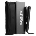 CLOUD NINE The Classic Original Iron Black | Hair Straighteners for Women | Professional Ceramic Straightener Gift Set | 100–200°C Temperature Control | Frizz Control